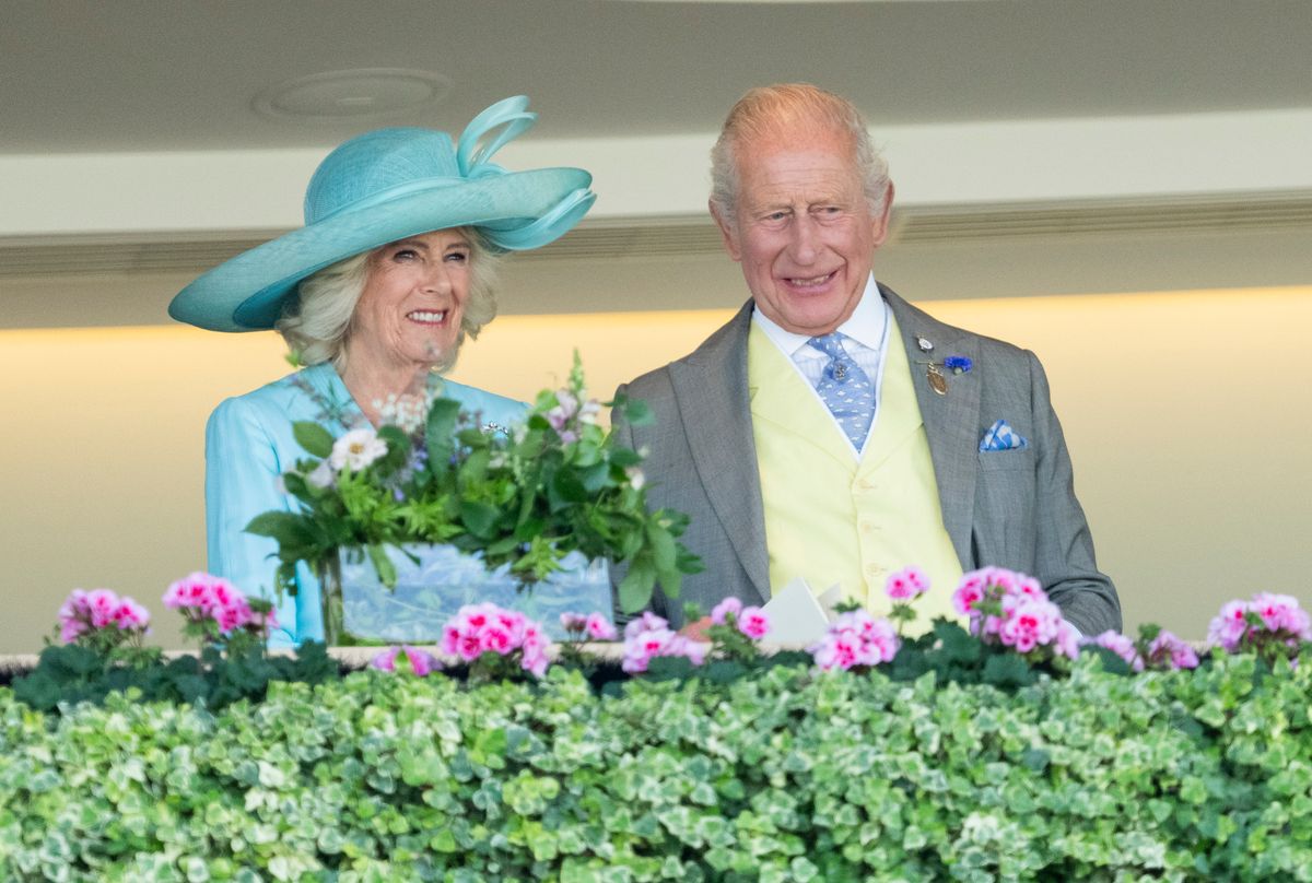 The couple rode alongside King Charles III and Queen Camilla during the traditional Royal Ascot carriage procession.