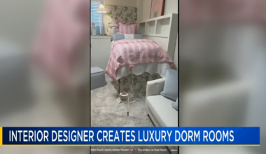 $20K college dorms? Interior designer goes viral for luxury student room transformations | Video