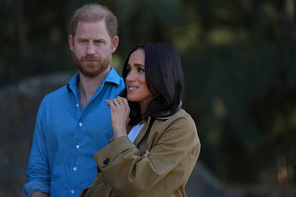 MELBOURNE, AUSTRALIA - APRIL 16: Prince Harry, Duke of Sussex and Meghan, Duchess of Sussex during a Scar Tree Walk on April 16, MELBOURNE, AUSTRALIA - APRIL 16: Prince Harry, Duke of Sussex and Meghan, Duchess of Sussex during a Scar Tree Walk on April 16,