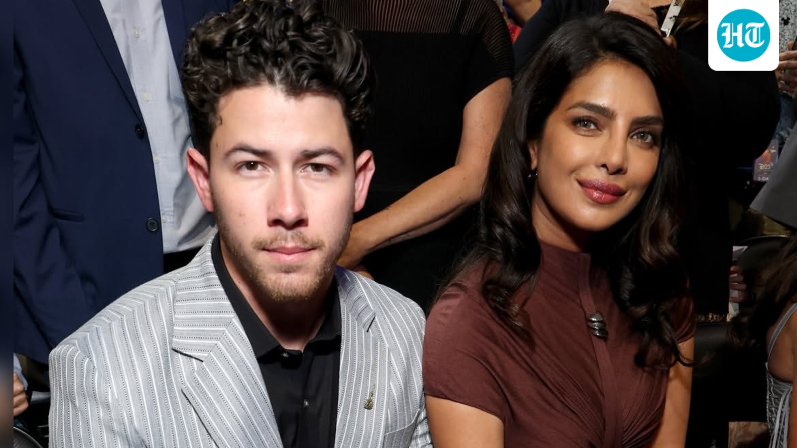 Priyanka Chopra at 44 serves demure glam in a chocolate brown dress for date night with Nick Jonas at LA event: Pics