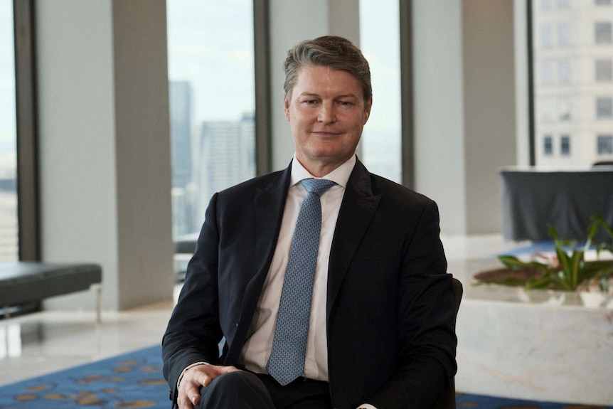 Premier Ben Carroll smiles at the camera