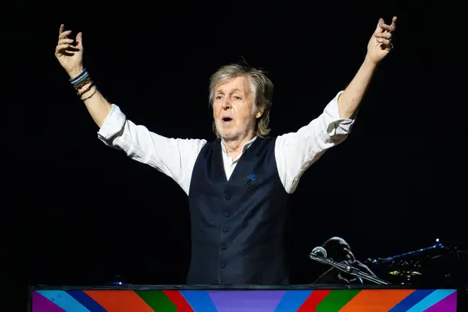 Sir Paul McCartney ended the feud by making a donation to charity.
