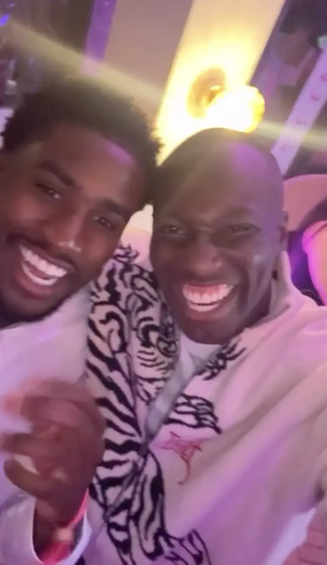 Inside the Love Island reunion: Samba Kudyiwa and Ope Sowande.