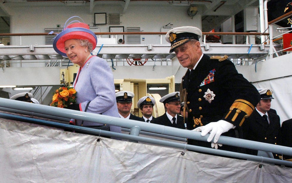 The Queen and Duke Name the Trinity House Vessel, Galatea