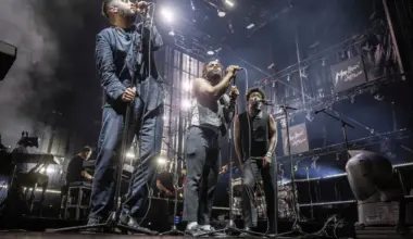 Singapore bans two Massive Attack members after pro-Palestinian display at concert - Stuff