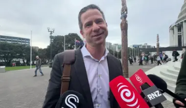 Chris Penk arrives back at parliament - won’t confirm or deny trying to roll PM - Stuff