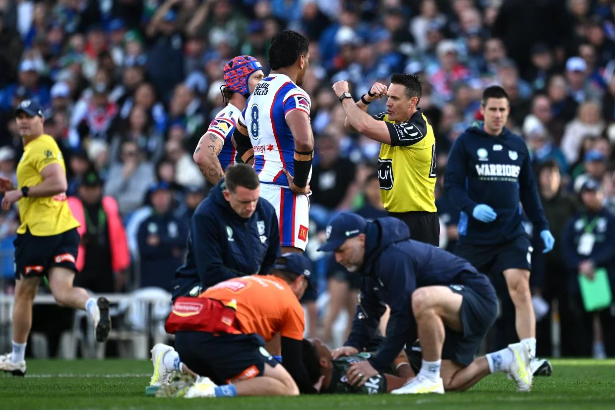 Knights forward faces four-game suspension for shoulder hit on Warriors winger - Stuff