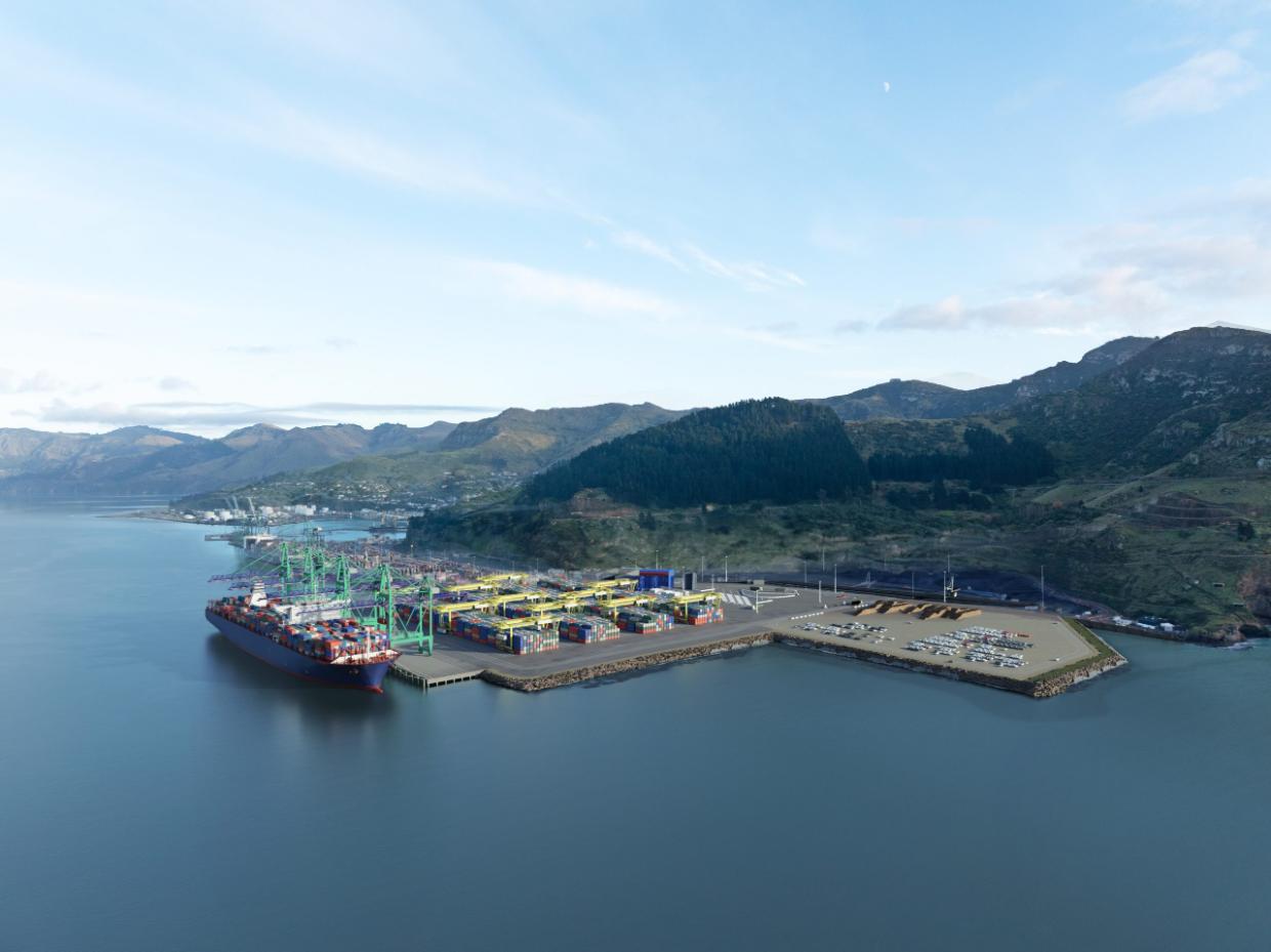 New $821m wharf project seeks to secure South Island supply chain - Stuff