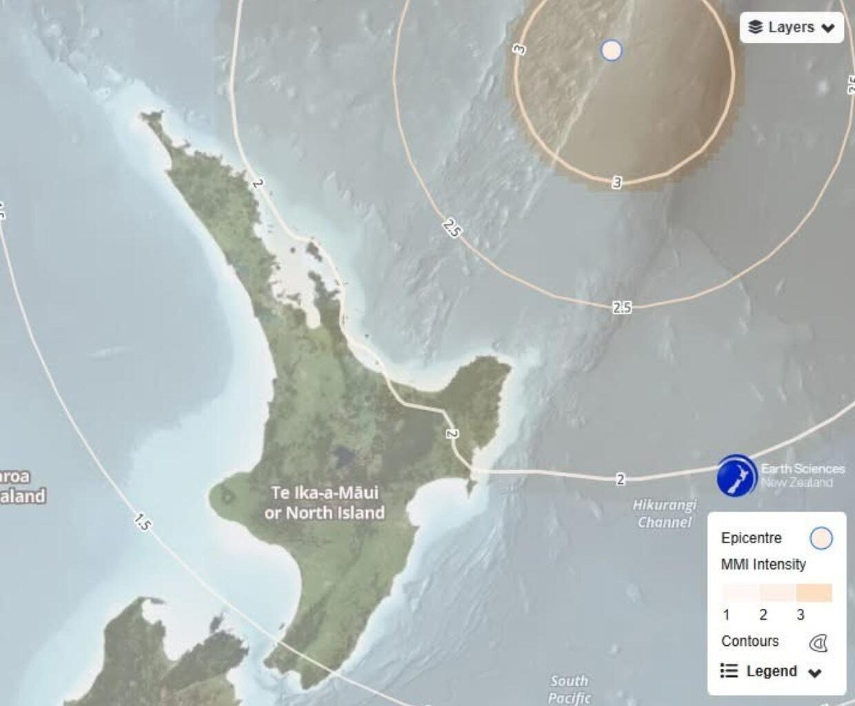 Deep offshore earthquake rattles much of North Island, - Stuff