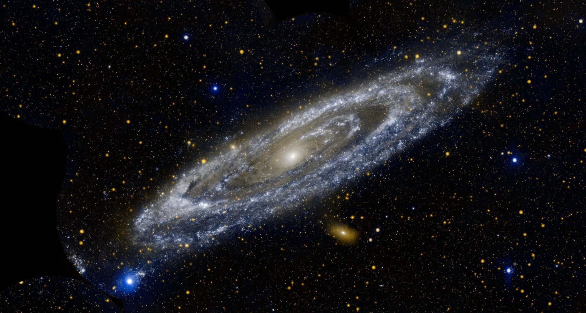 The Andromeda galaxy may be getting bullied by a smaller galactic neighbor, scientists find