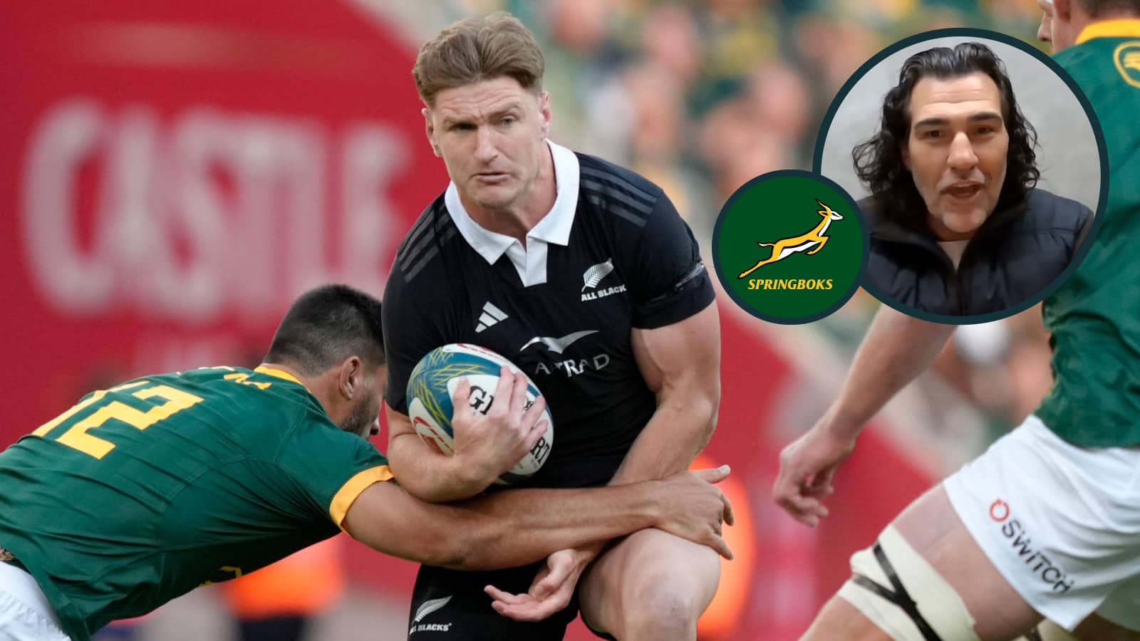 Springboks legend: Damian de Allende is the 'world's best' and will prove it against Jordie Barrett during Greatest Rivalry Series