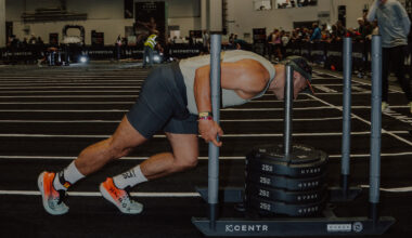 HYROX sled push