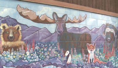 Downtown Anchorage is becoming more colorful with new public art