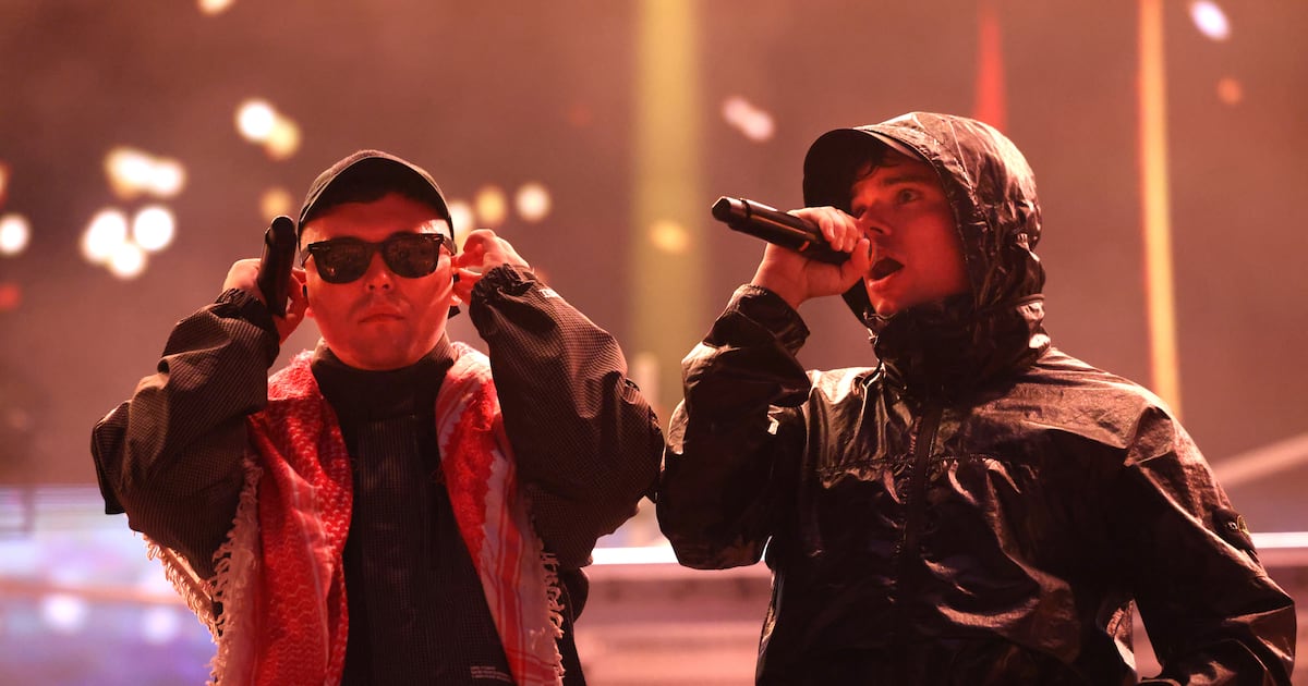 Kneecap at All Together Now: Exceptional performance marks a departure for Belfast rappers – The Irish Times
