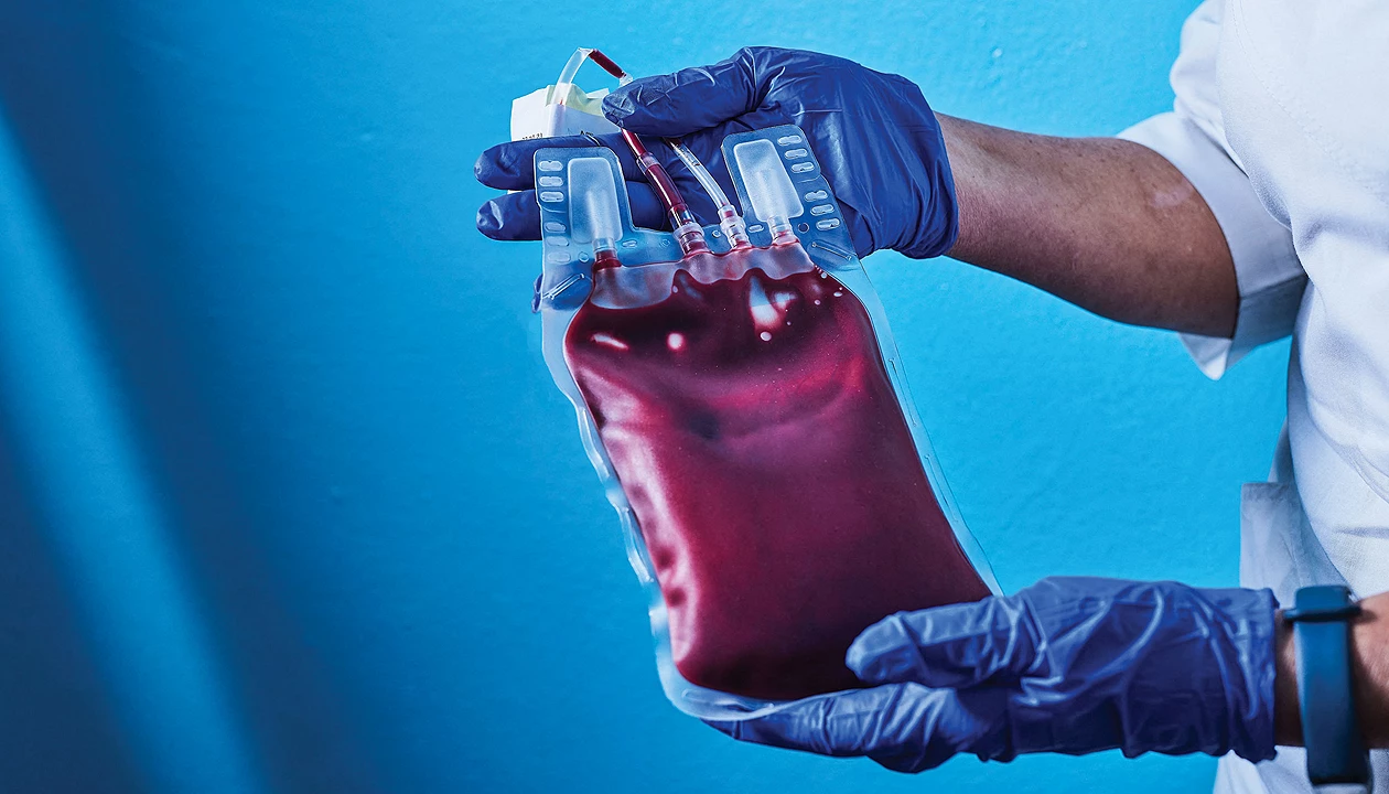 Microplastics in blood bags may affect red blood cells