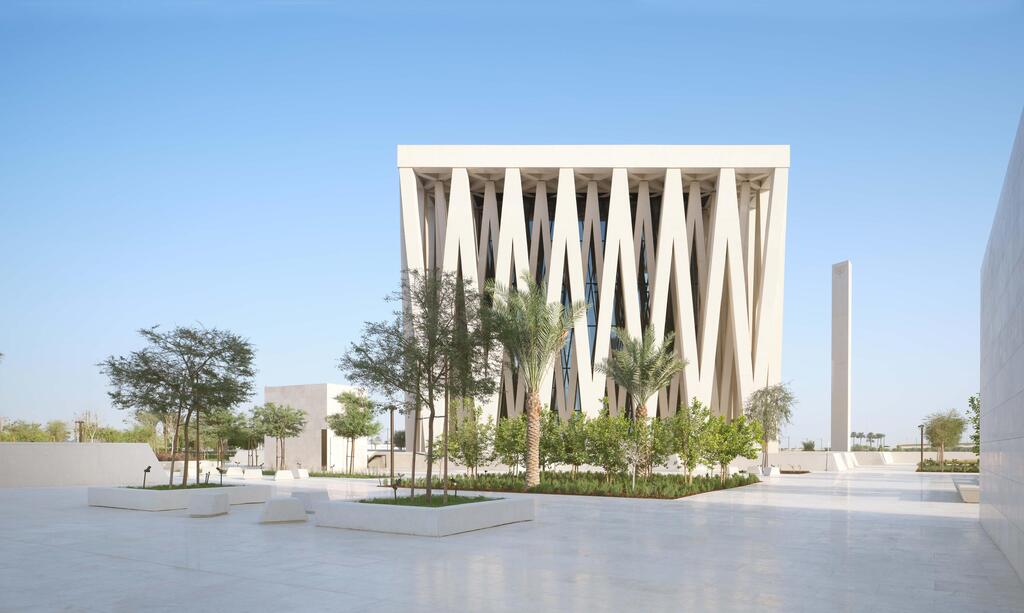 The synagogue at the Abrahamic Family House in Abu Dhabi (Photo: Dror Baldinger) בית הכנסת בבית אברהם, אבו דאבי