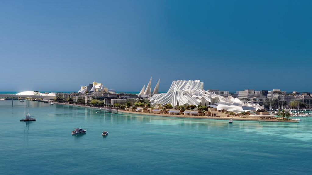 Dar al Funoon (Illustration: Courtesy of Frank Gehry architects) Dar al Funoon, אבו דאבי