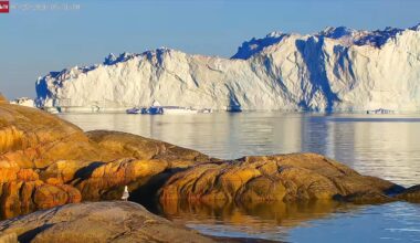 Colossal Iceberg Flips Over in Ilulissat, Greenland