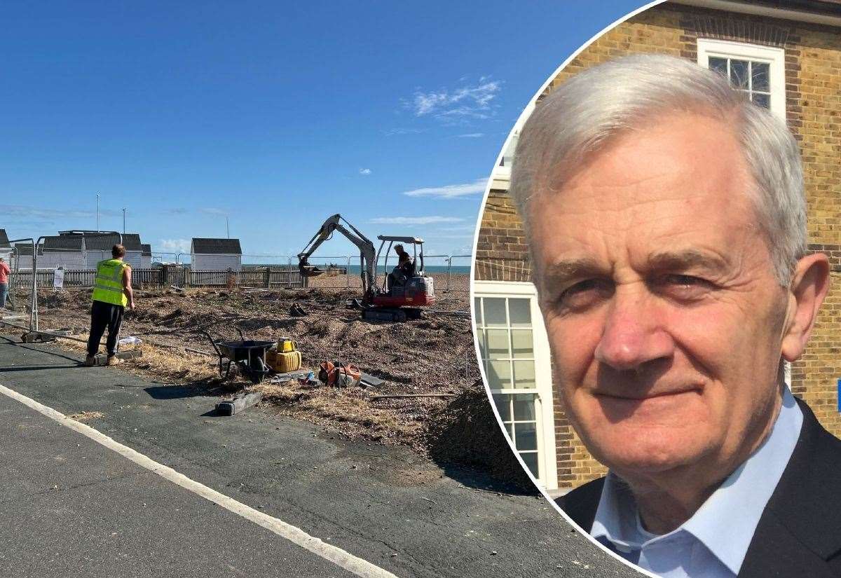 Work underway on new outdoor gym on Walmer seafront