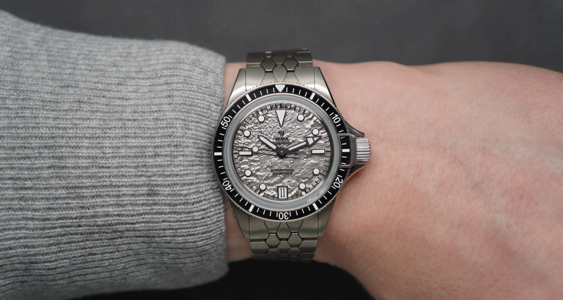 Get A Piece Of The Moon On Your Wrist With The Yema Superman MoonTide CMM11