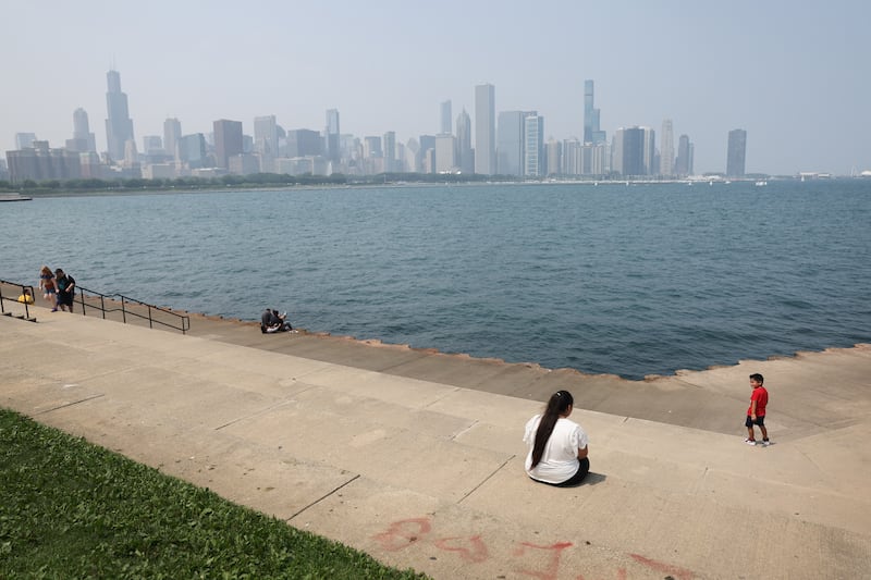 Chicago, Illinois. Photograph: Scott Olson/Getty Images