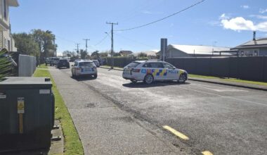 Taradale: Armed police close road after driver flees vehicle stop