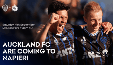 Champions coming to Napier: Auckland FC to play first-ever game at McLean Park
