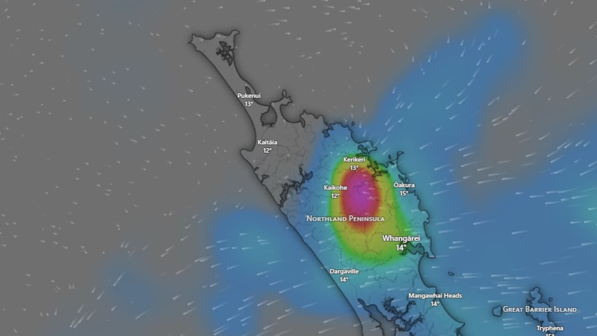 Northland under heavy rain watch as periods of heavy rain possible
