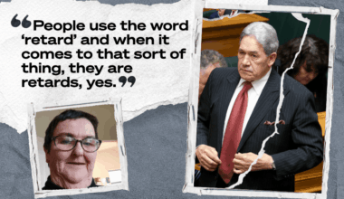 If I could say one thing to Winston Peters, it would be: please don’t use mean words