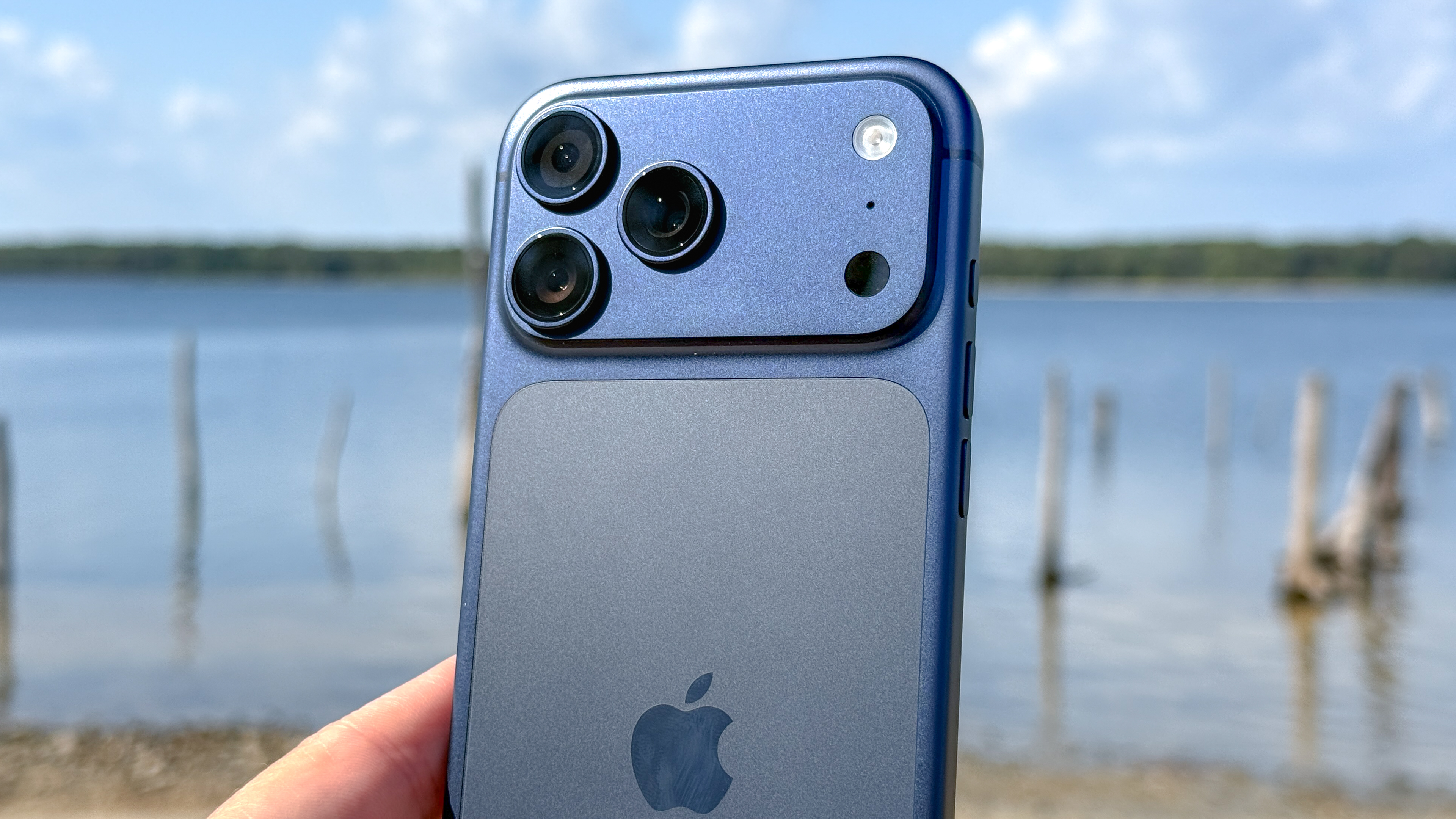 iPhone 17 Pro Max shown in hand