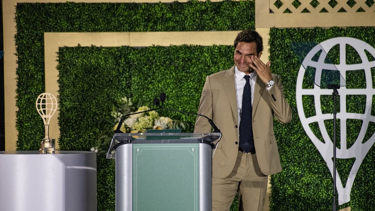 Emotional Roger Federer inducted into International Tennis Hall of Fame