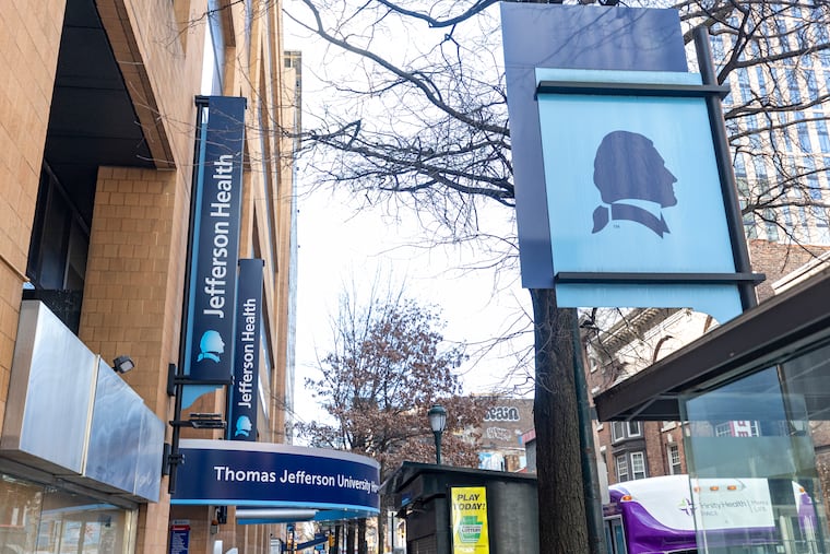 Thomas Jefferson University Hospital is owned by Thomas Jefferson University, which reported a $181.5 million operating loss in the fiscal year that ended June 30.