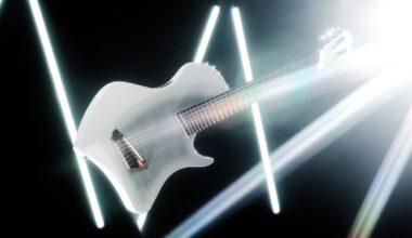 The Abasi Stage 7 on the Guitar.com Cover (2026), photo by Rachel Billings