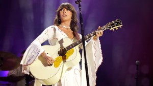 NASHVILLE, TENNESSEE - JUNE 04: EDITORIAL USE ONLY. Ella Langley performs onstage at Nissan Stadium during CMA Fest 2026 day one on June 04, 2026 in Nashville, Tennessee. (Photo by Jason Kempin/Getty Images)
