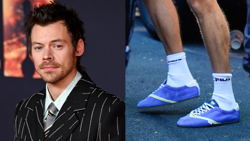 Harry Styles Is on a Flat Shoe Streak in Celine Sneakers