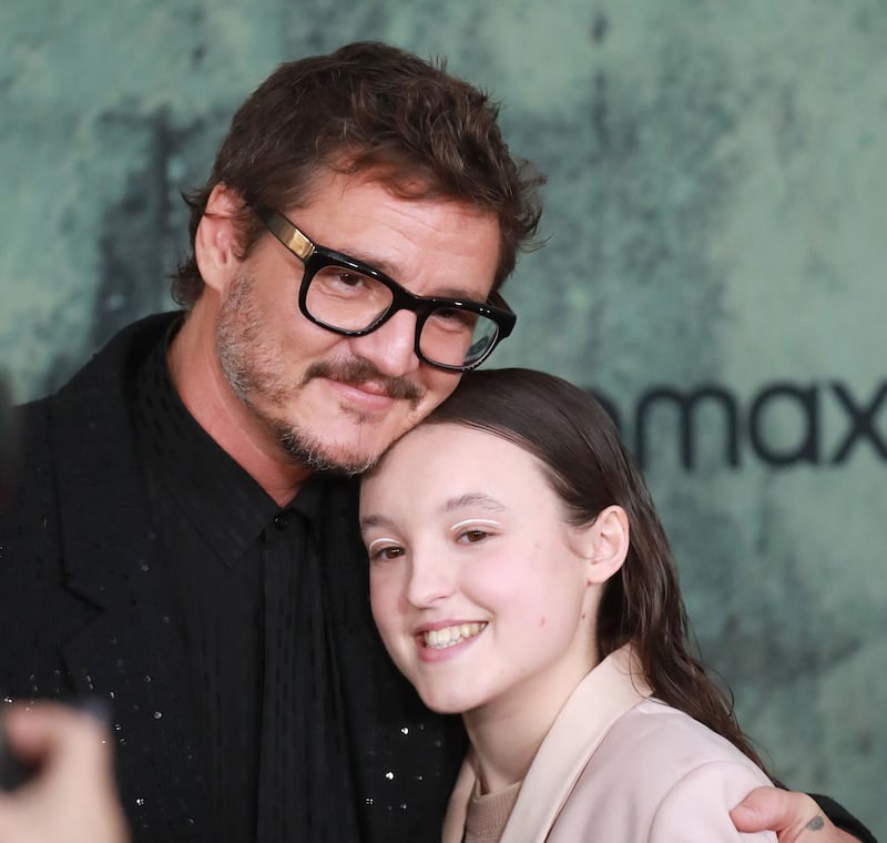 Bella Ramsey and Pedro Pascal on the red carpet in 2023. Photograph: David Swanson/EPA