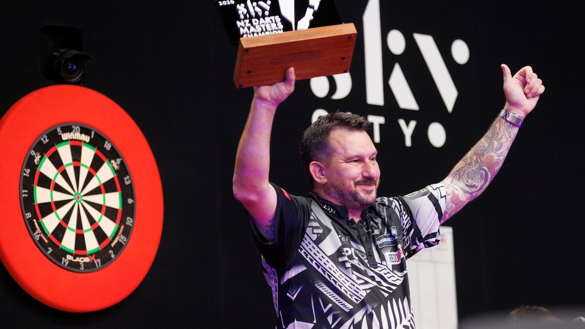 NZ Darts Masters: Jonny Clayton’s special rugby connection inspires Auckland redemption