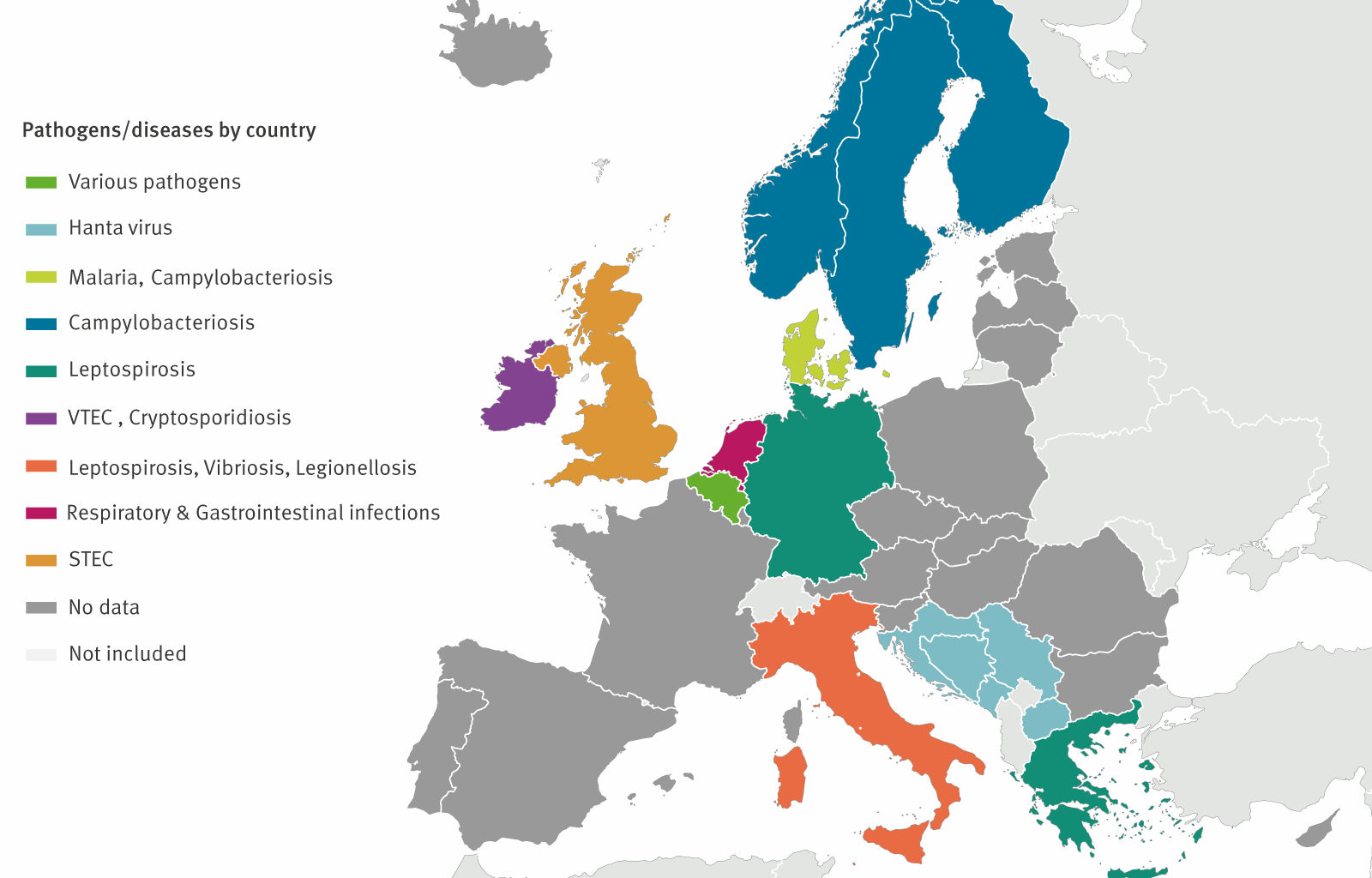 Heavy rainfall and flooding raise infectious disease risks across Europe