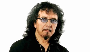 Black Sabbath&rsquo;s Tony Iommi posing for a photograph in 2010