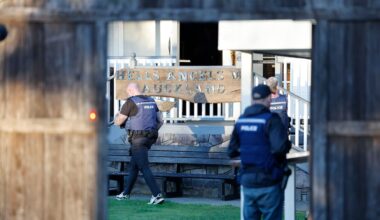 Police search Hell’s Angels headquarters in Mt Eden