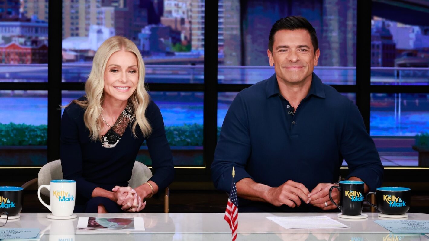 Kelly Ripa and Mark Consuelos on the March 24, 2026, episode of
