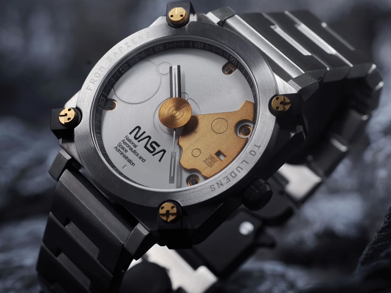 This NASA-inspired Kojima Watch lets you wear Ludens’ futuristic vision on your wrist
