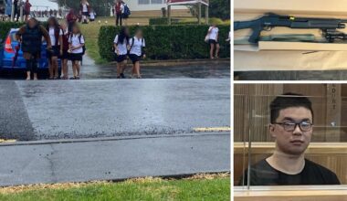 Auckland man Tiedan Huo’s police video interview played in school shooting threats trial