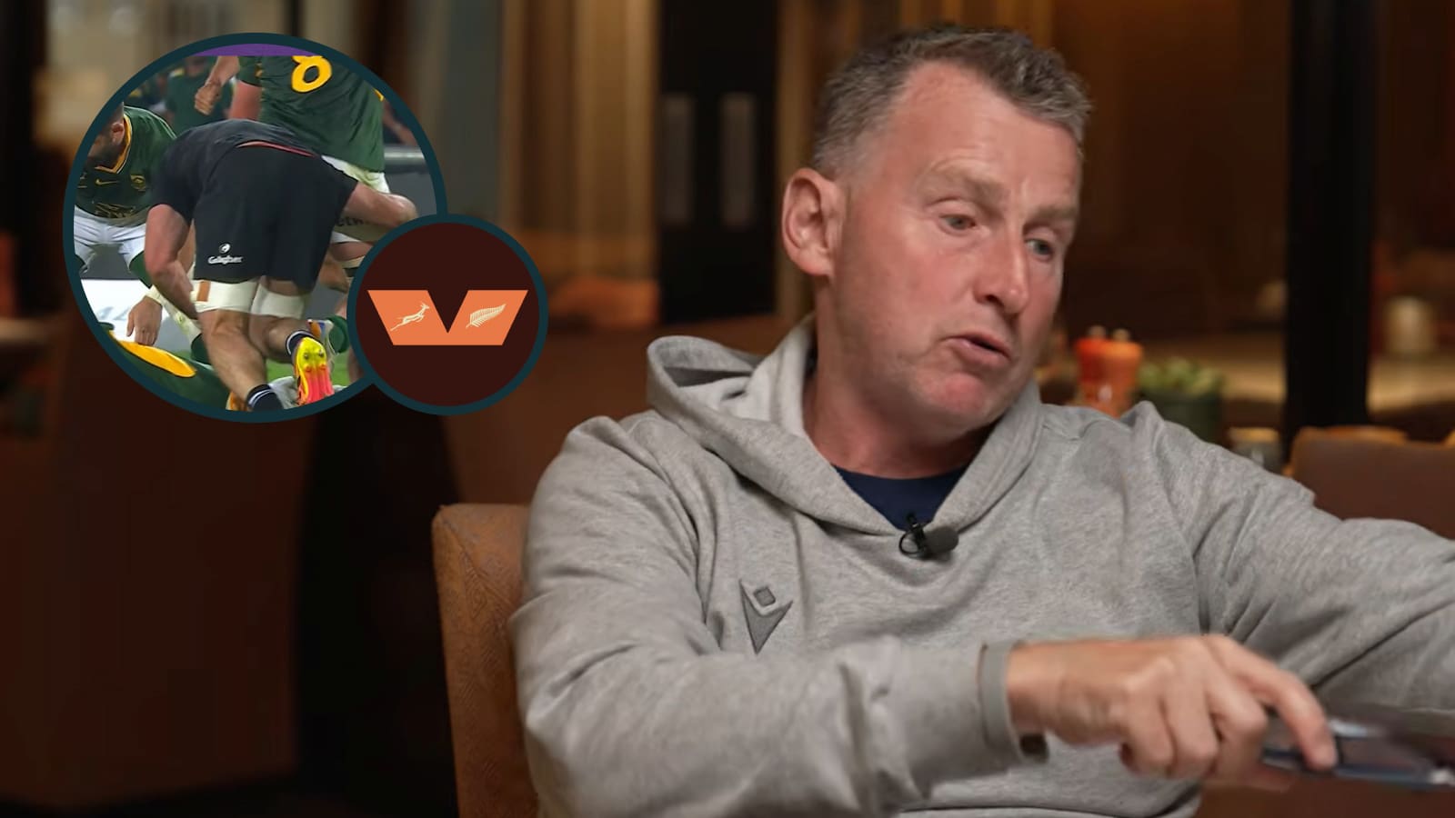 Nigel Owens explains 'tricky' grey area as All Blacks star escapes punishment