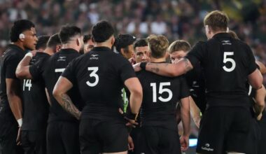 All Blacks v Springboks: Anton Segner ruled out for rest of tour
