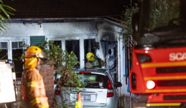 Person missing in Henderson house fire as 35 firefighters search destroyed home