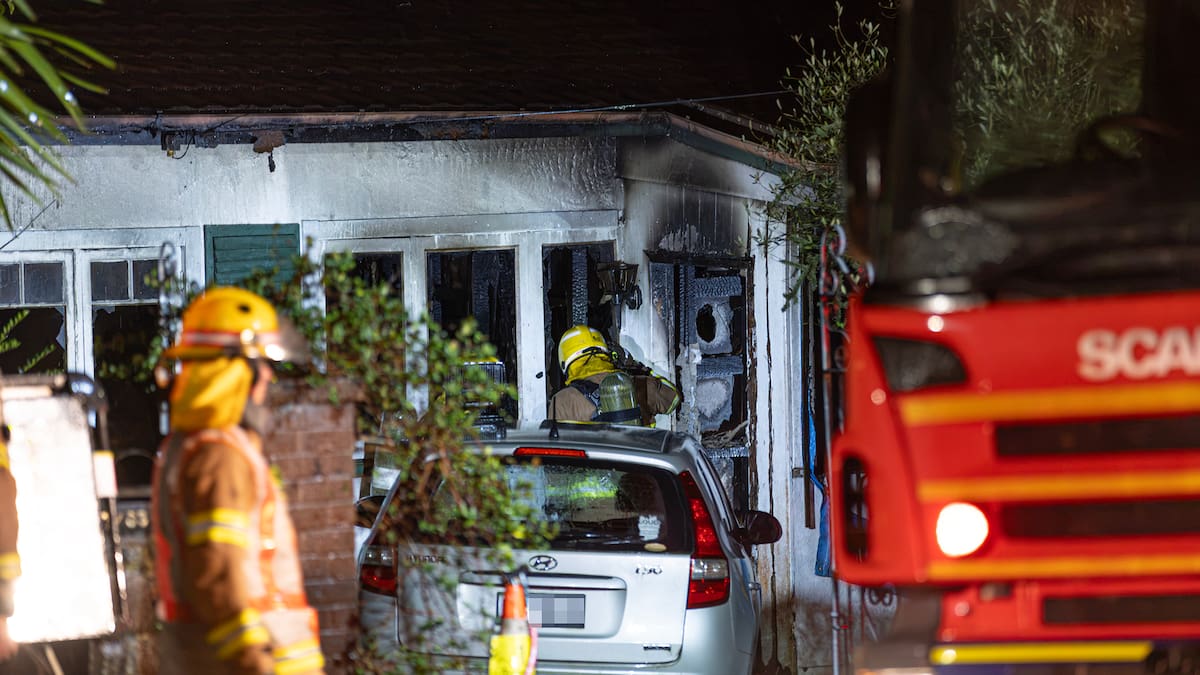Person missing in Henderson house fire as 35 firefighters search destroyed home