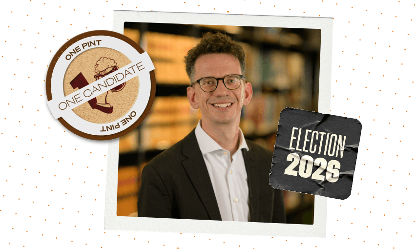 One Candidate, One Pint: Labour’s Max Harris on his push to ‘reclaim’ Tāmaki