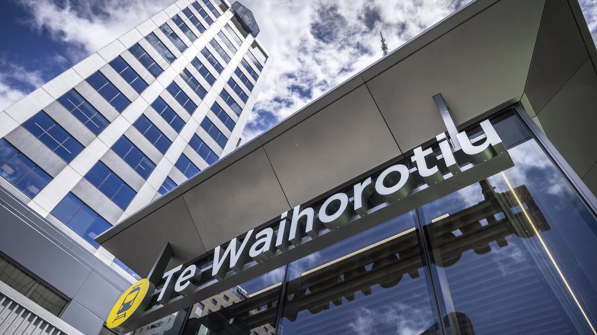 New Te Waihorotiu train station spurs $74.4m four-building deal by wealthy businesses