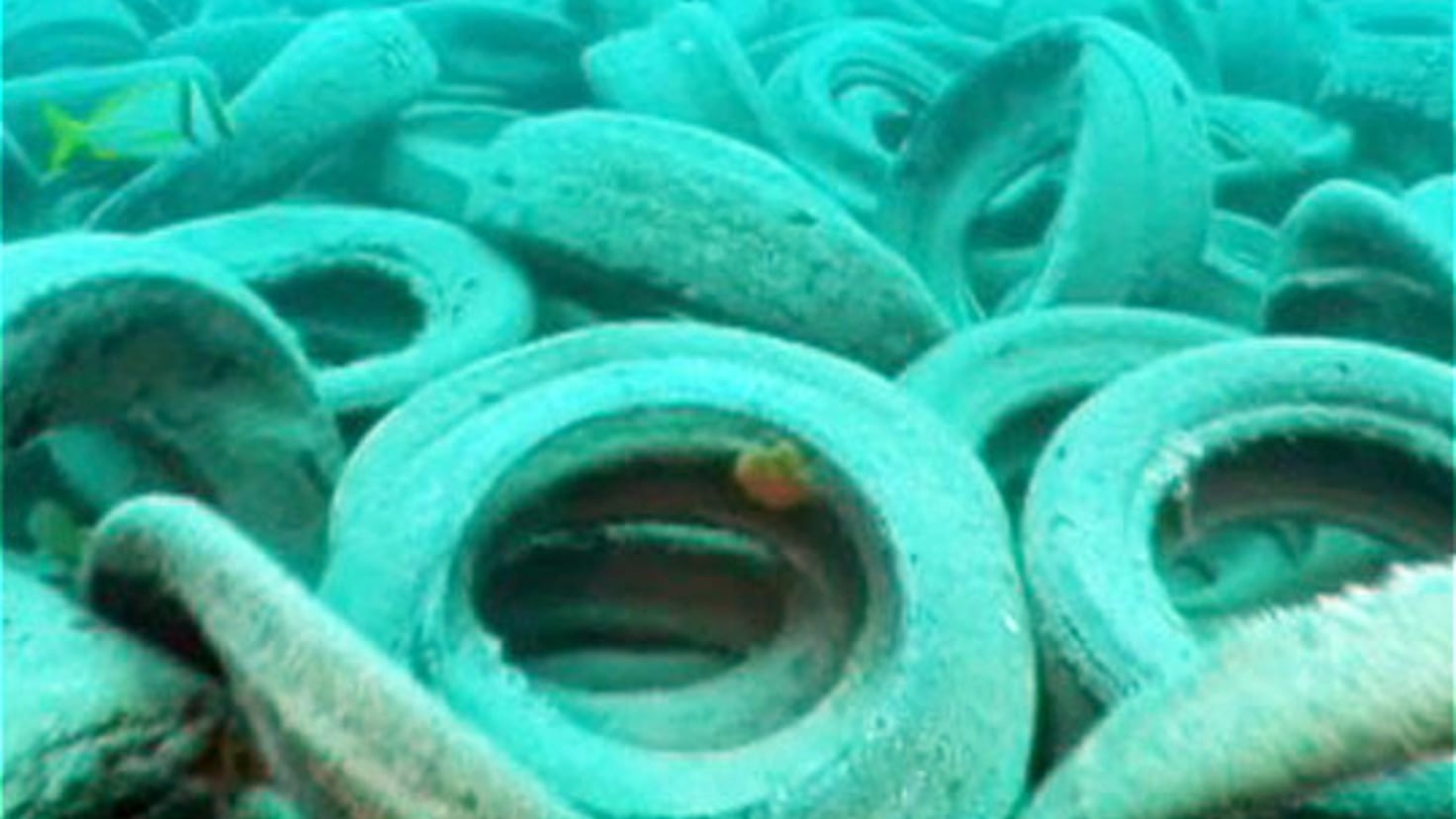 The U.S. dumped 2 million tires into the ocean to build an artificial reef in 1970. Decades later, officials are still trying to clean up the environmental disaster